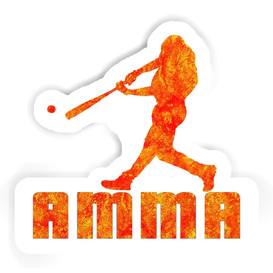 Sticker Baseball Player Amma Gift package Image