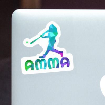 Baseball Player Sticker Amma Gift package Image