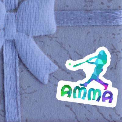 Baseball Player Sticker Amma Gift package Image