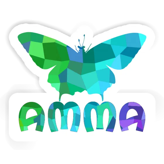 Aufkleber Amma Schmetterling Laptop Image