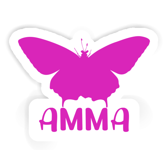 Sticker Amma Butterfly Image