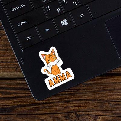 Amma Sticker Kitten Notebook Image