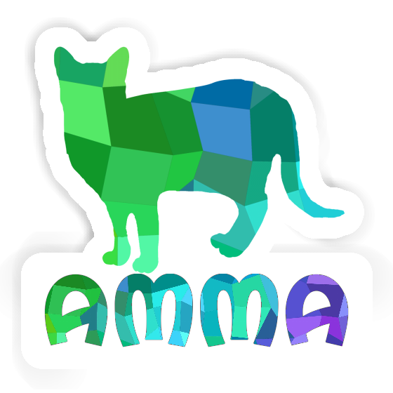 Amma Sticker Cat Laptop Image