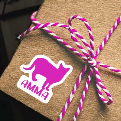 Amma Sticker Cat Notebook Image