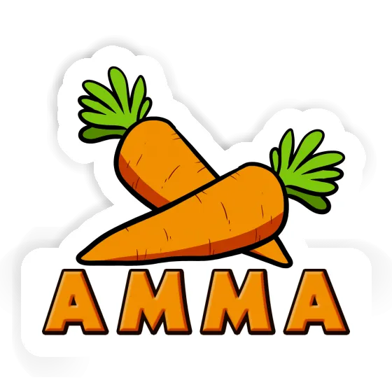 Amma Sticker Carrot Laptop Image