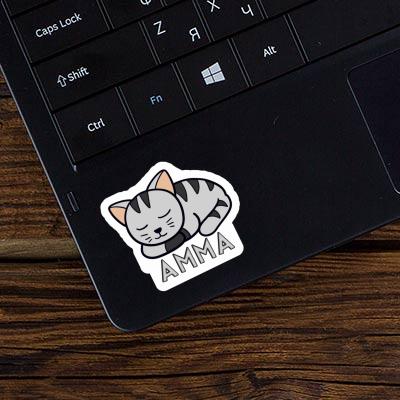 Sticker Amma Cat Notebook Image