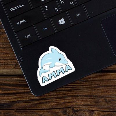 Amma Aufkleber Delfin Laptop Image