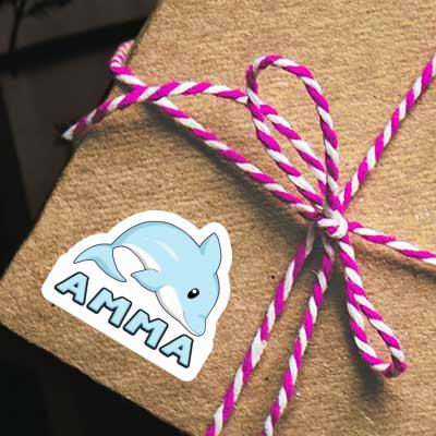 Amma Aufkleber Delfin Notebook Image