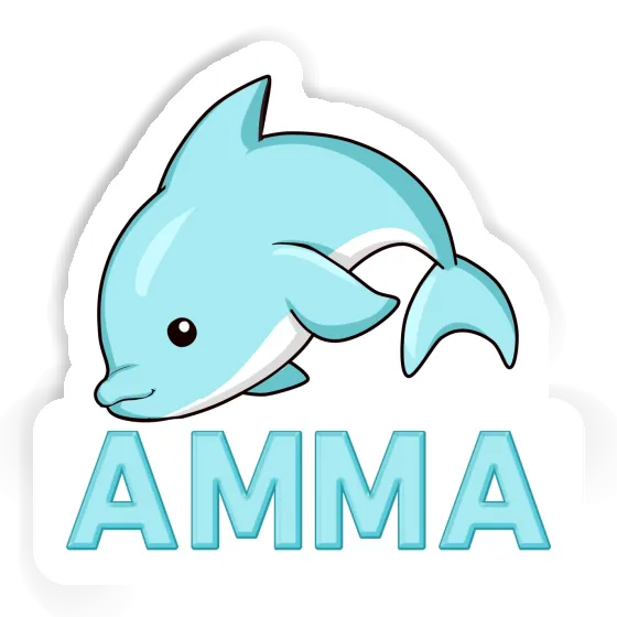 Sticker Amma Delphin Laptop Image