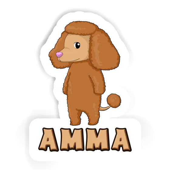 Amma Sticker Poodle Laptop Image