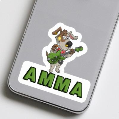 Sticker Guitarist Amma Notebook Image