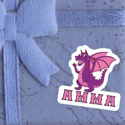 Autocollant Amma Dragon mère Laptop Image