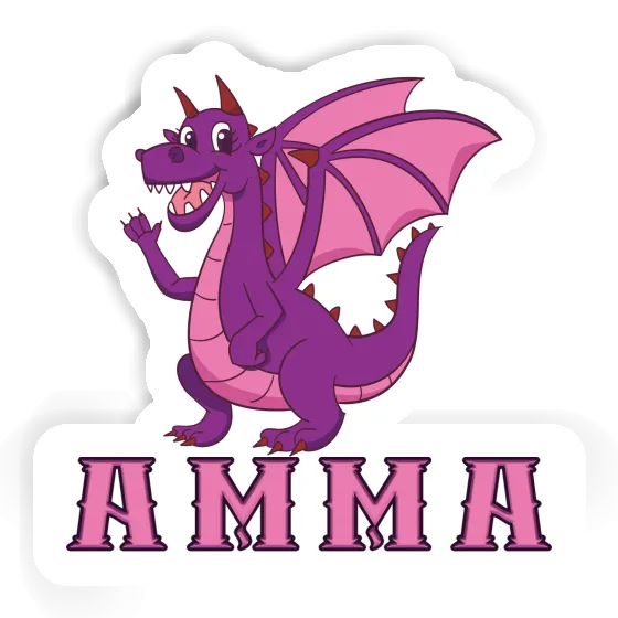 Amma Sticker Dragon Laptop Image