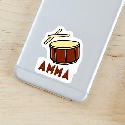 Amma Sticker Trommel Image