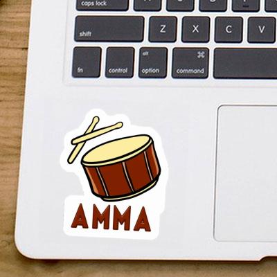 Amma Sticker Trommel Laptop Image