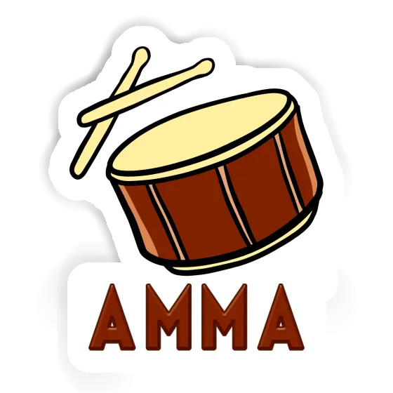 Amma Sticker Trommel Notebook Image