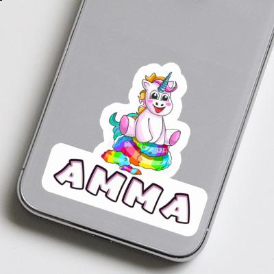 Autocollant Amma Baby licorne Image