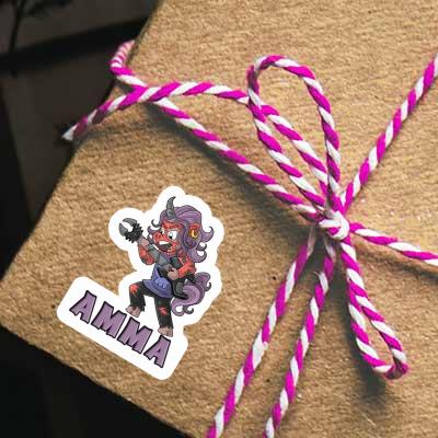 Amma Sticker Rocking Unicorn Gift package Image