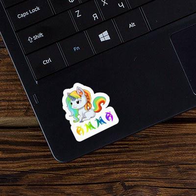 Sticker Amma Unicorn Image