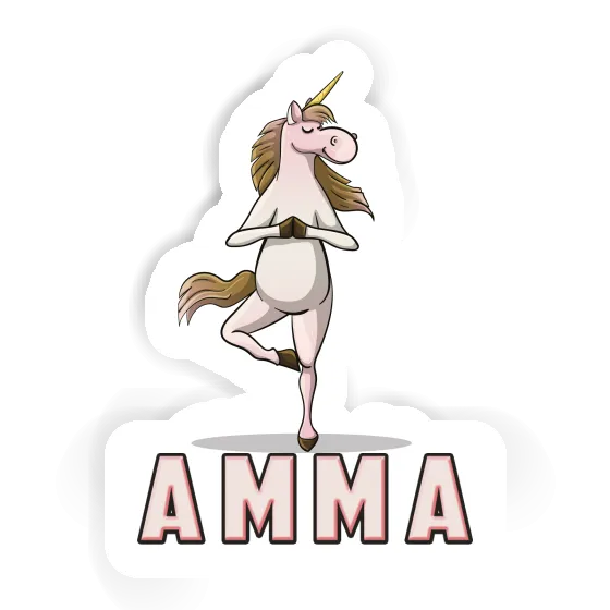 Amma Sticker Unicorn Laptop Image