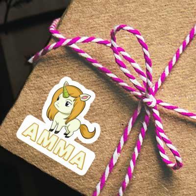 Amma Sticker Unicorn Image