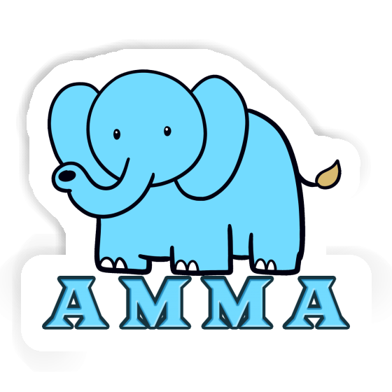 Elephant Sticker Amma Notebook Image