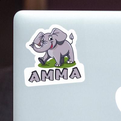 Sticker Amma Elephant Image