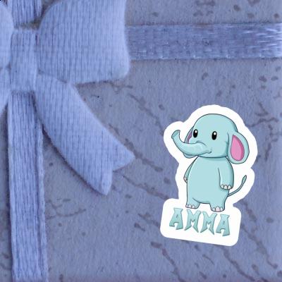 Sticker Amma Elephant Gift package Image