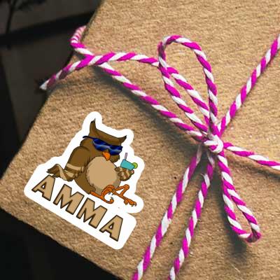 Sticker Amma Cool Owl Image