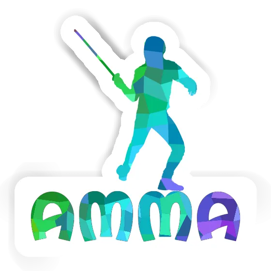 Amma Sticker Fencer Image