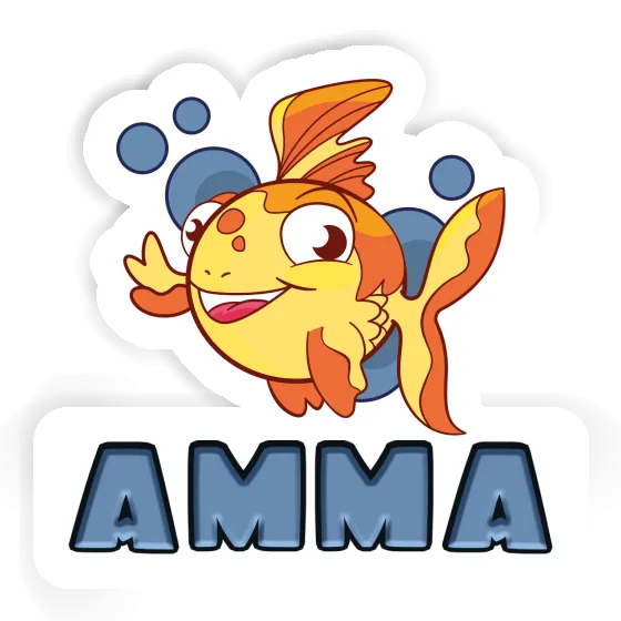 Sticker Fish Amma Gift package Image