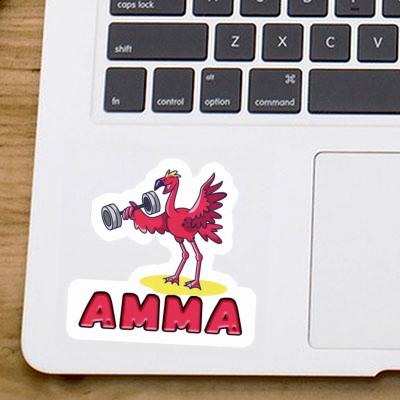 Sticker Amma Weight Lifter Gift package Image