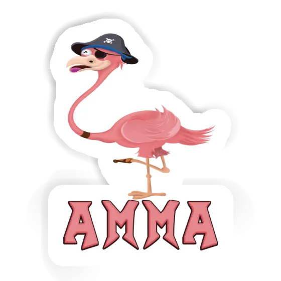 Sticker Amma Flamingo Gift package Image