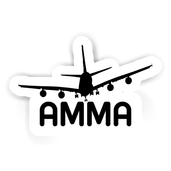 Sticker Amma Airplane Gift package Image