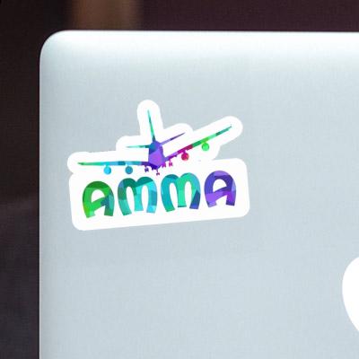 Sticker Flugzeug Amma Image