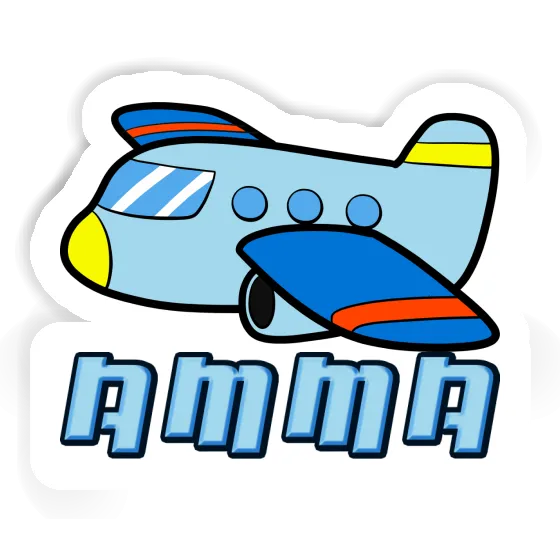 Airplane Sticker Amma Image