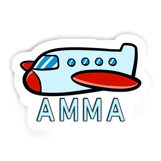 Amma Sticker Airplane Notebook Image