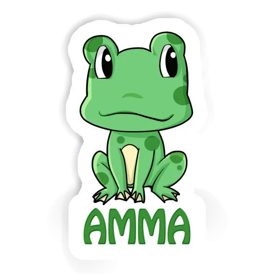 Frosch Aufkleber Amma Image