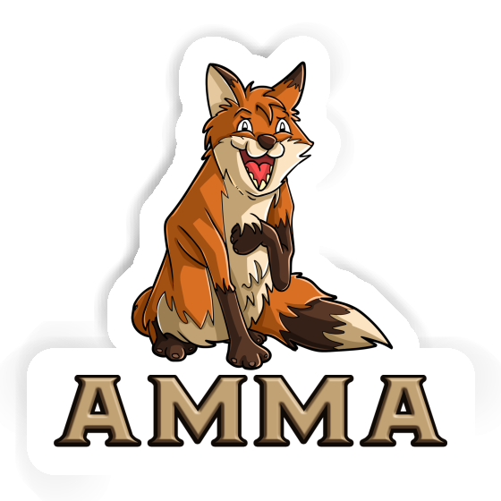 Sticker Amma Fox Laptop Image