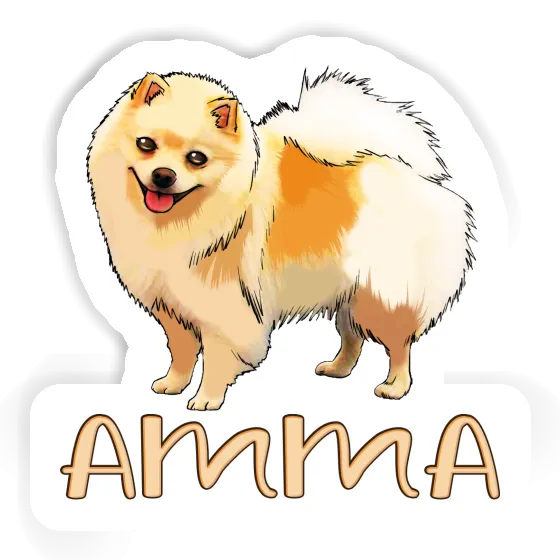 German Spitz Sticker Amma Image