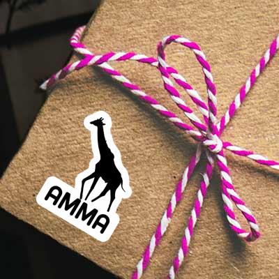 Sticker Giraffe Amma Notebook Image