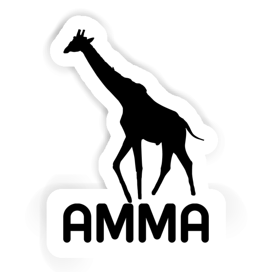 Sticker Giraffe Amma Laptop Image