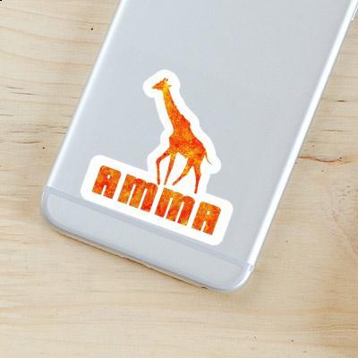 Sticker Giraffe Amma Laptop Image