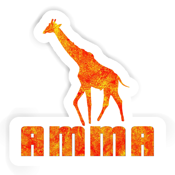 Sticker Giraffe Amma Image