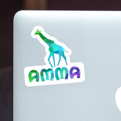 Sticker Amma Giraffe Image