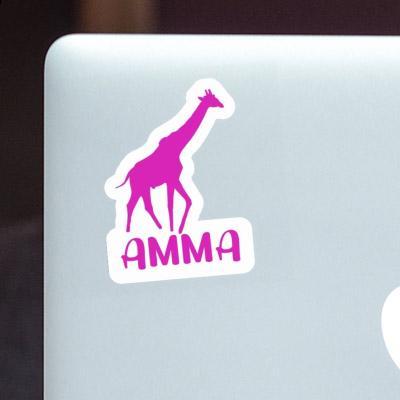 Sticker Amma Giraffe Gift package Image