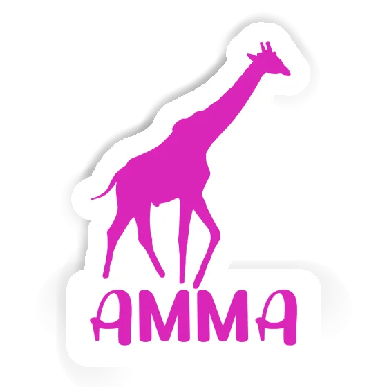 Sticker Amma Giraffe Image