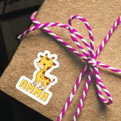 Giraffe Sticker Amma Laptop Image