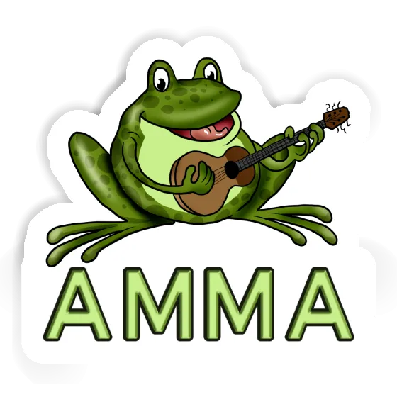 Frog Sticker Amma Laptop Image