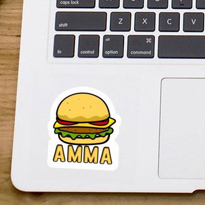 Sticker Hamburger Amma Image